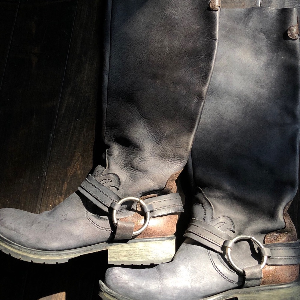Steve Madden leather boots!